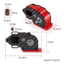 1 Chiếc Siêu Nhẹ Cổng Truyền Carbon Nhỏ Hộp Số LCG Thấp Trung Tâm Trọng Lực Hộp 1 / 10 LCG Khung Xe Trục Capra SCX10 III AR45P Vanquish F10 Cổng Trục