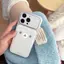 khuôn mặt dễ thương Đối với trường hợp iPhone 17pro iphone16/15/14p13/12/11 chống rơd