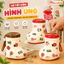Ống Heo Tiết Kiệm HomeMate Hình Ủng Dễ Thương, Hộp Đựng Tiền Xu Cho Bé Tập Tiết KiệmmAn Toàn