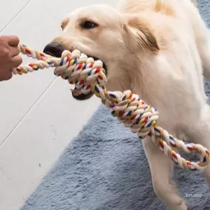 Đồ chơi nhai cho chó dây bông hàng đầu cho trò chơi săn mồi Tug of War Khuyến khích rèn luyện thể chất và tinh thần cho các giống