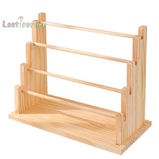 Lostcorner Gỗ Giá Để Đồ Hiển Thị Đứng 2 Lớp Sử Dụng Nhà Phụ Kiện Tóc Trang Sức Mũ Trưng Bày Giá Để Đồ Trang Sức Mới