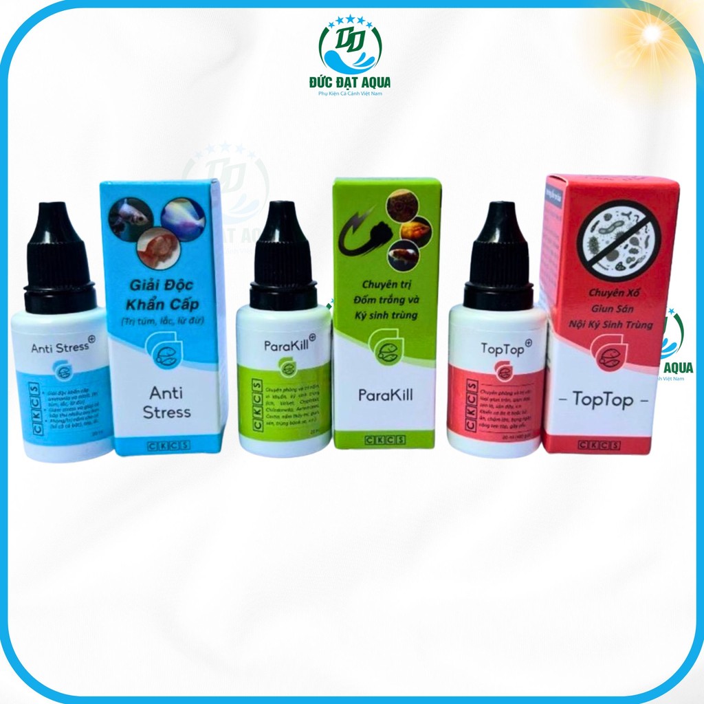 Anti stress - Parakill - Top Top Dưỡng cá,nấm đốm trắng, cá cảnh cá thủy sinh, hàng chính hãng 7