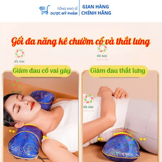 Gối thảo dược hỗ trợ cột sống cổ, giúp cải thiện giấc ngủ ngon và đường cong cột sống cổ