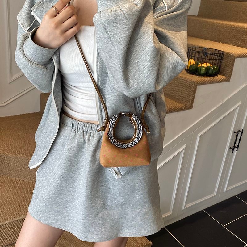 Túi đựng tai nghe đeo chéo Mini mới Ví đựng tiền xu