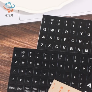 120 Phím Nhãn dán bàn phím chống nước tiêu chuẩn mờ Bảng chữ cái VN