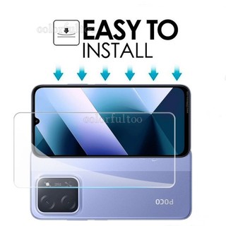 Phim Bảo Vệ Kính 2in1 Cho Xiaomi Poco C85 C75 PocoC75 4G 5G 9H HD Điện Thoại Mặt Trước Kính Cường Lực Phim Bảo Vệ Màn Hình Camera Mặt Sau Ống Kính Phim Cho C 85 PocoC85 2025