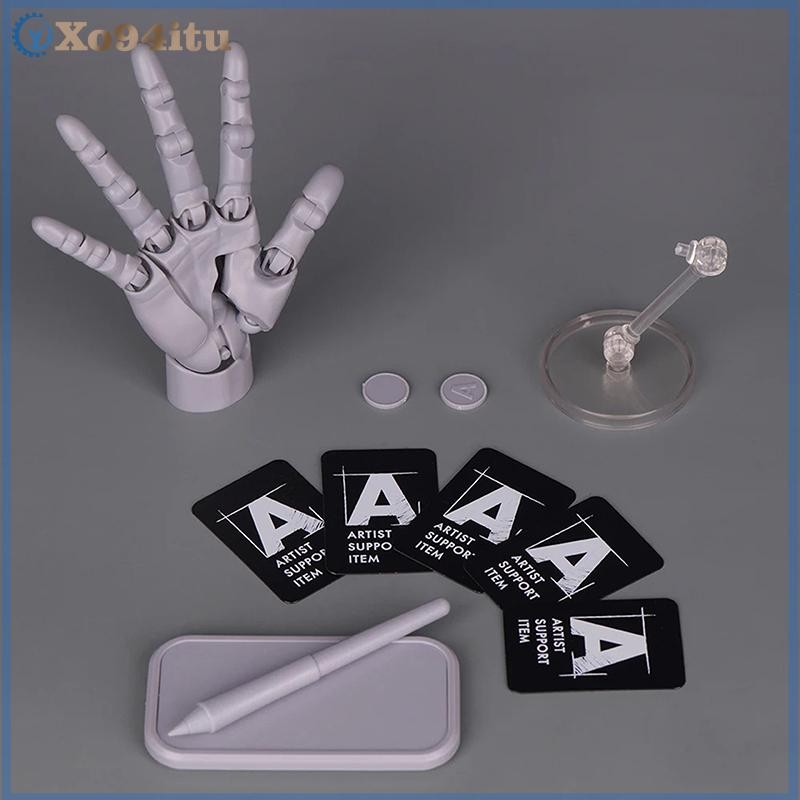 XOITU Di Chuyển Khớp Ngón Tay Gashapon 1 / 2 Tay Mẫu 1: 1 Cọ Tranh Nghệ Thuật Mô Hình Thu Nhỏ Dụng Cụ Tham khảo Tay Để Bàn Trang Trí VN