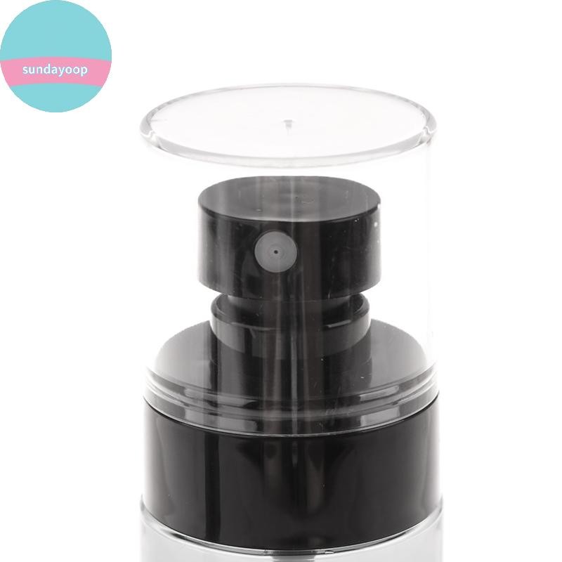 SUND 30 / 60 / 100 / 120ML Bình Đựng Du Lịch Trống Trong Suốt / Đen Trang Điểm Cồn Siêu Mịn Sương Mặt Hydrat Hóa Di Động VN
