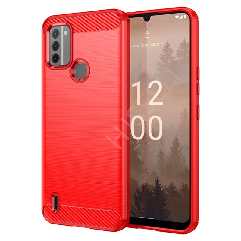Ốp lưng TPU dễ thương Nokia C31 Vỏ giáp bằng sợi Carbon Vỏ silicon mềm NokiaC31 C 31 Vỏ điện thoại