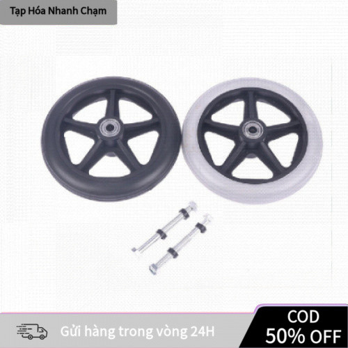 【48h】【COD】Bánh Xe Lăn 6/7/8 Inch Linh Hoạt Thay Thế Cho Xe Lăn Trước