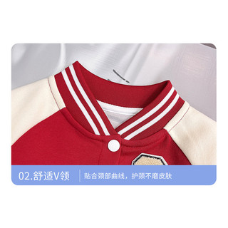 (1-12 tuổi) Áo khoác bóng chày trẻ em - Áo khoác ngoài có khóa kéo thường ngày mùa xuân cho bé trai và bé gái (Phiên bản mới)