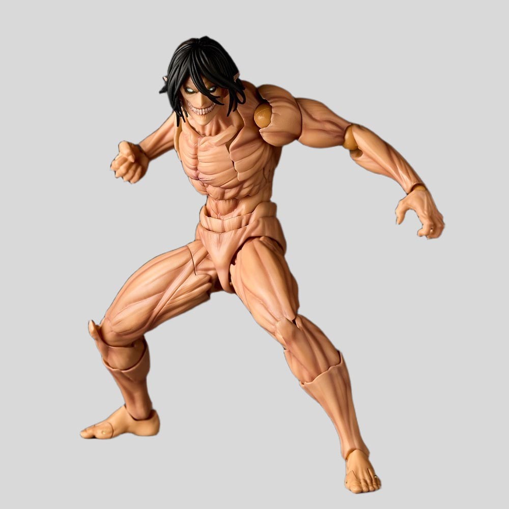 Attack on Titan Eren Jaeger Action Figure Revoltech Amazing Yamaguchi Eren Yeager Model Toys Figures Movable PVC Collection Doll