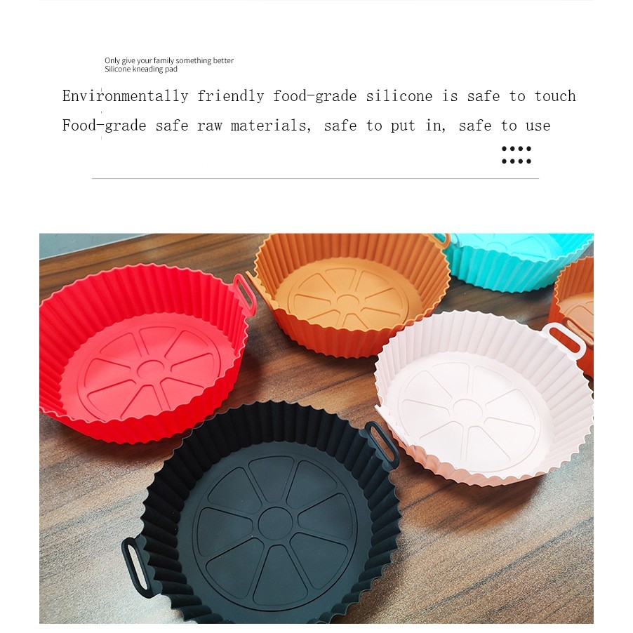 Air Fryer Mat Dày Thực Phẩm Cao Cấp Thảm Nướng Bánh Silicon Sử Dụng Tại Nhà Khay Nướng Bánh Nồi Chiên Không Khí