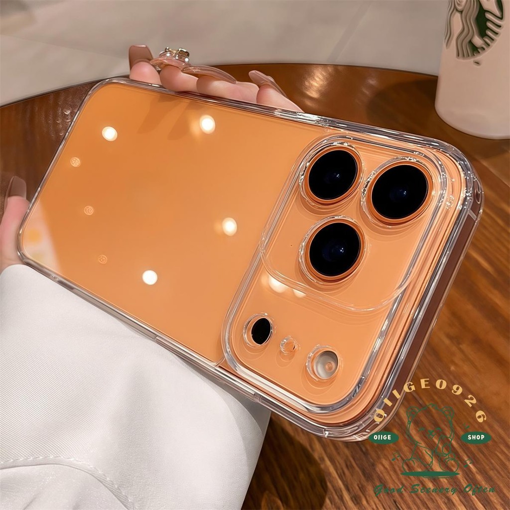 【 Ốp lưng iPhone17 】 Vỏ kính chống rơi Vỏ điện thoại iphone17 Pro Max 16 15 14 13 12 Vỏ cho vỏ iPhone Vỏ mềm silicon TPU chống sốc