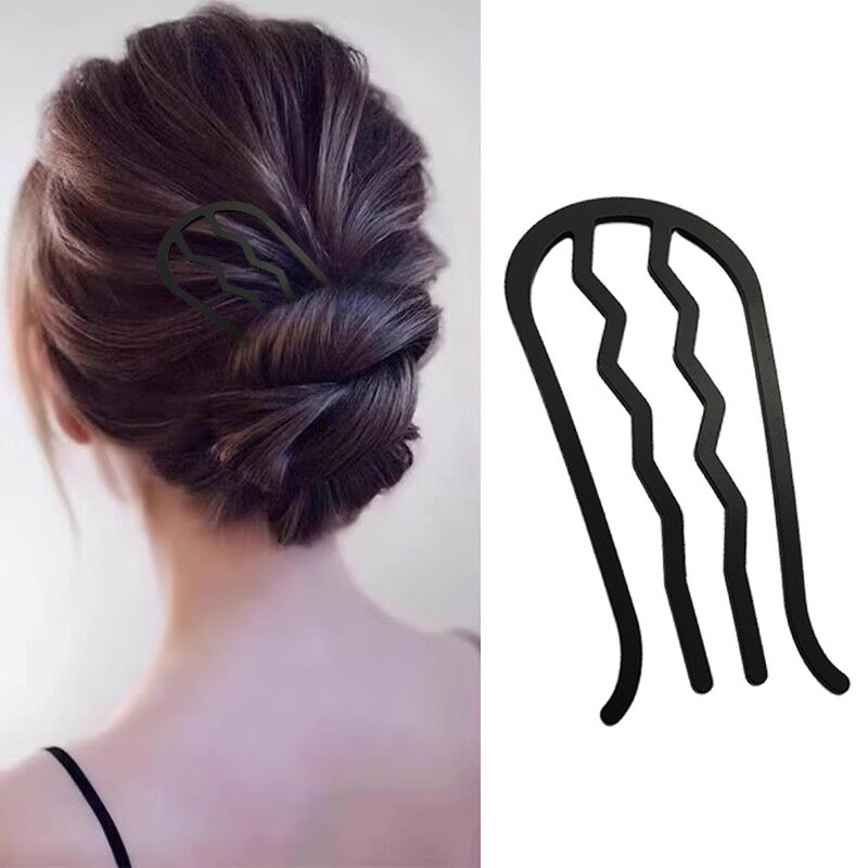 Kẹp Tóc Hình Chữ U Kim Loại Vô Hình, Búi Tóc Gọn Gàng Và An Toàn