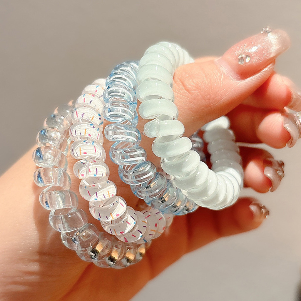 Dây buộc tóc co giãn bền cho nữ và bé gái