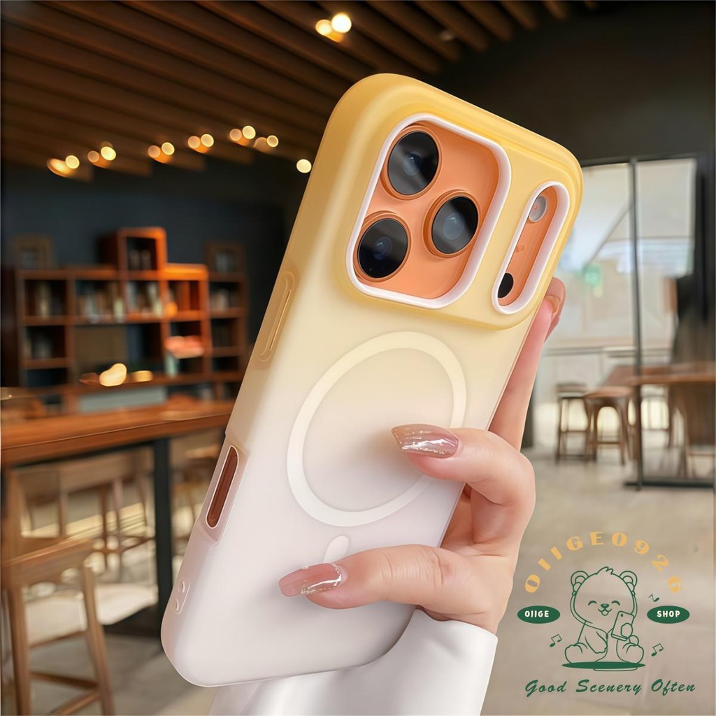 【 Ốp lưng iPhone17 】 Ốp điện thoại từ tính lỏng mờ iphone17 Pro Max 16 15 14 13 12 cho vỏ iPhone Vỏ mềm silicon TPU chống sốc