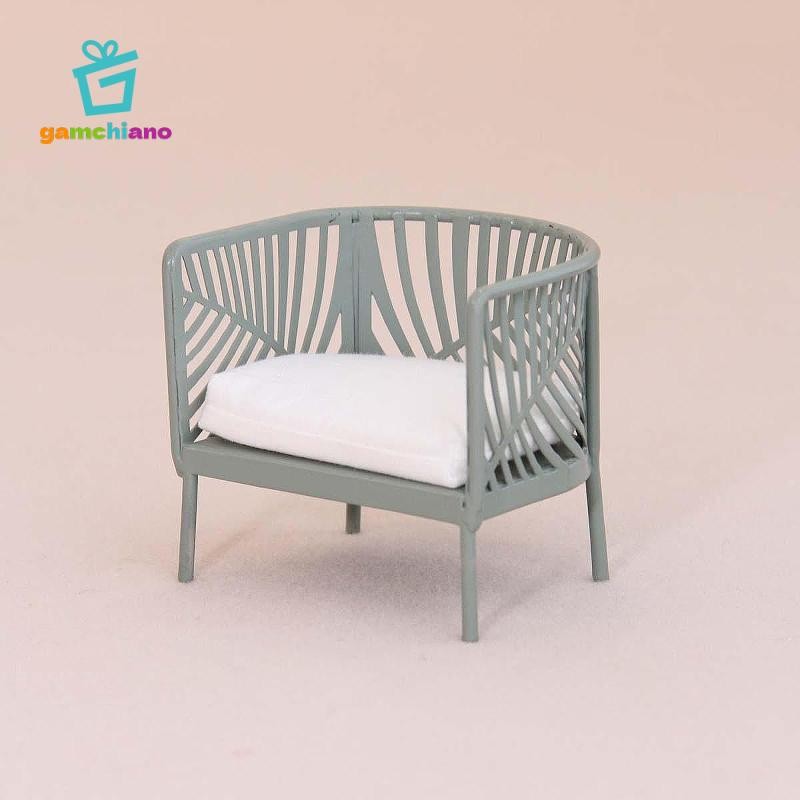Gamchiano 1 / 12 Nội Thất Nhà Búp Bê Phụ Kiện Búp Bê Kim Loại Món Quà Trang Trí Giả Vờ Chơi Đồ Nội Thất Thu Nhỏ Cho Búp Bê Phòng Khách Diorama