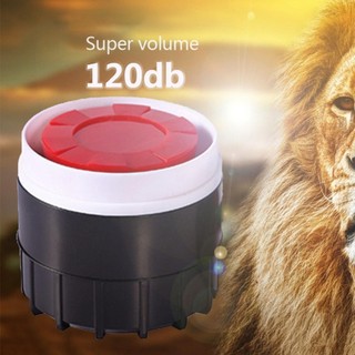 LOOKSHOW Chuông báo động áp điện còi báo động chống trộm có dây 12v 24V 220V 120db Báo động âm thanh Mini có dây còi báo động M8O3