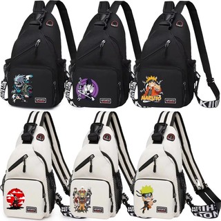 Túi đeo vai NARUTO chống thấm nước sức chứa lớn ba lô vải Oxford ba lô túi đeo chéo