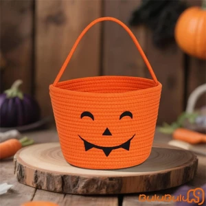 Halloween Bí Ngô Kẹo Túi Ngày Lễ Điều Trị Túi Đựng Túi Xách Cho Trẻ Em Trang Phục Dự Tiệc Ủng Hộ Tiếp Liệu