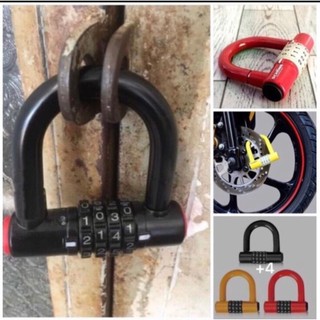 AIMVUKES Ổ khoá số, khoá 4 số chữ U HD loại cao cấp, an toàn chống trộm, bảo mật cao, có thể thay đổi mật mã