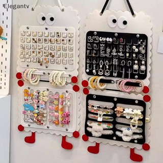 EGN Tóc Nơ Tổ Chức Tường Dung Tích Lớn Đầu Giá Đỡ Lưu Trữ Móc Treo Tiết Kiệm Không Gian Phụ Kiện Cho Bé Gái Phòng N