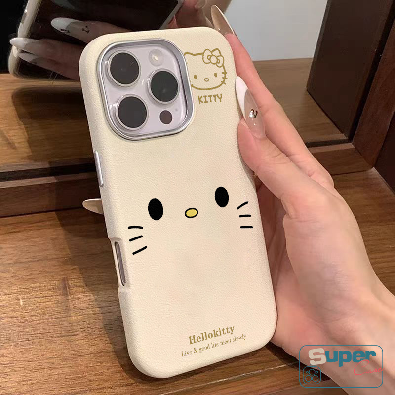 Ốp Lưng Tương Thích Cho iPhone 11 13 15 16 12 14 Pro Max 15 13 12 14 16 Pro XR X XS Max Hoạt Hình Thời Trang Dễ Thương Hello Kitty Da Họa Tiết