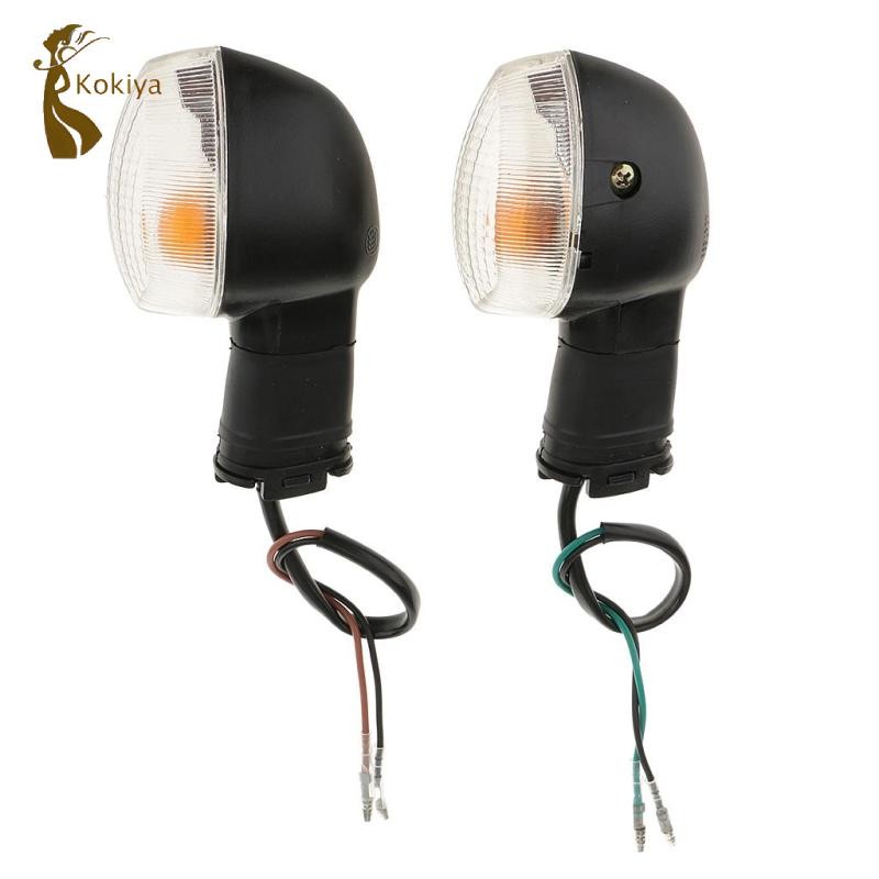 1 Cặp Đèn báo rẽ màu hổ phách phía trước phía sau cho YAMAHA YZF R1 R6 FZ1 FZ6