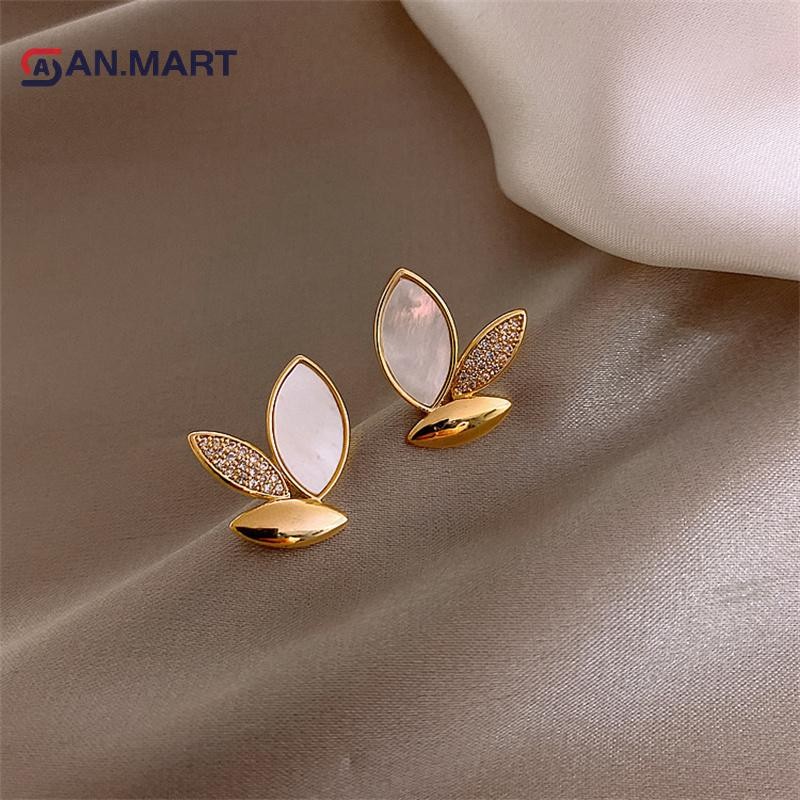 Bigdealssuper 1 Cặp Bông Tai Thời Trang Phiên Bản Hàn Quốc Tính Khí Đơn Giản Kim Cương Giả Hoa Ngọc Trai Tai Móng Tay Bông Tai Nữ Trang Sức Siêu