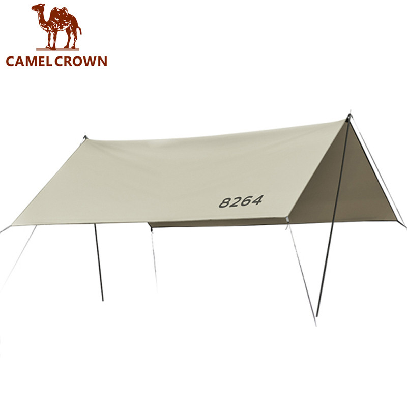 Tấm mái hiên CAMEL CROWN che nắng chống mưa ngoài trời dáng vuông kích thước 3x3m tiện lợi