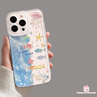 Ốp Lưng Cho Redmi 13C 14C A3 9 12 A1 13 10C 12C 10 9T 9 Note 14 13 10 12 11 Đại Dương Lãng Mạn Đầy Màu Sắc Tươi Cá Sao Dừa Cây Vòng Tay