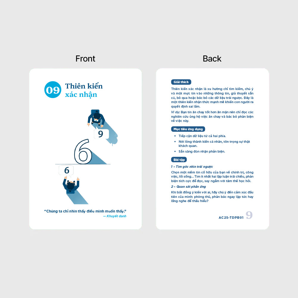 Flashcard Tư Duy Phản Biện - Rèn Luyện Tư Duy Khác Biệt & Logic (Alpha Books)