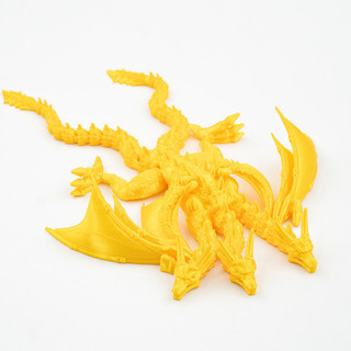 3d In Đồ Chơi Ghidorah Khủng Long Ba Đầu Đồ Trang Trí Bằng Tay Khớp Di Động Có Cánh Mẫu 2WCM