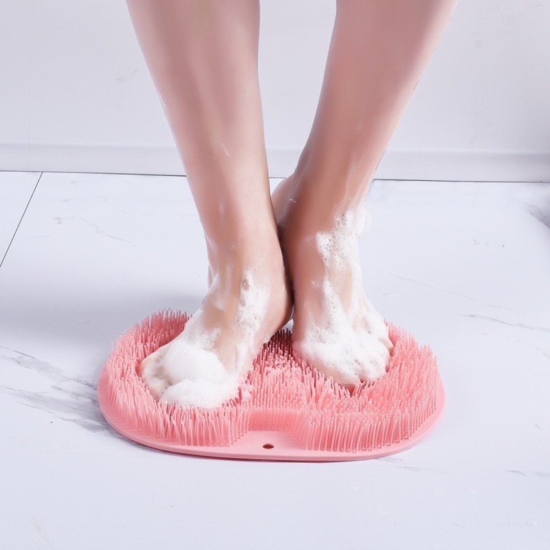 【COD】Tấm massage body đa năng bằng silicon không chỉ giúp chà lưng chà chân mà còn kích thích lưu thông máu