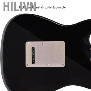 hilivn Matybobe Tấm ốp lưng đàn guitar Kim loại Bảo vệ bền bỉ Lắp đặt dễ dàng cho ST Style Electric (Đen)