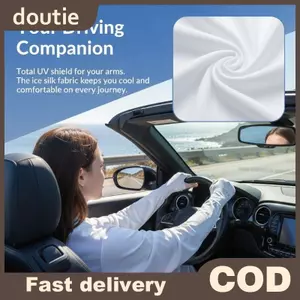 Doutie Tay Lái Xe Mỏng Chống Nắng Rời Phù Hợp Với Tia UV Áo Mùa Hè Tay Cho Xe Du Lịch VN