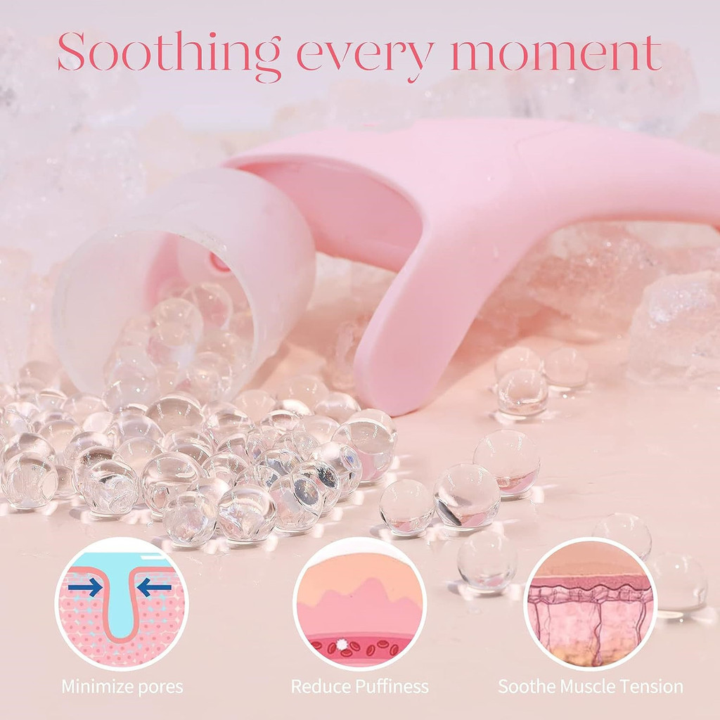 Con lăn đá lạnh Ice Roller - 【Giảm sưng, săn chắc da】, massage mặt, chườm lạnh thư giãn, cho làn da tươi tắn