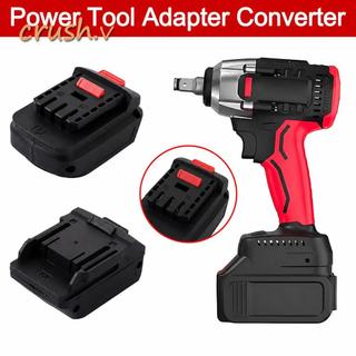 [CRUSH] Bộ chuyển đổi pin Lithium, Đế chuyển đổi nhựa Bộ chuyển đổi pin 18V, Phụ kiện dụng cụ điện 2 trong 1 cho Makita