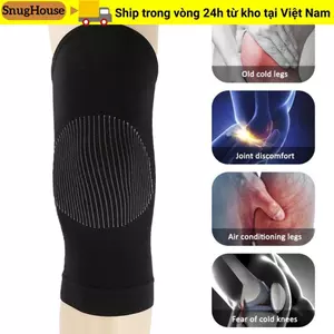 SNUGHOUSE 1 Cặp Tay Đầu Gối Nylon Giảm Đau Chạy Xe Đạp Vớ Lụa Vô Hình
