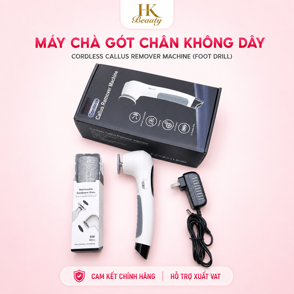 Máy chà gót chân Ibelieve TP298 - Cordless Callus Remover Machine (Foot Drill)