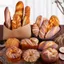 QEARY Mô hình bánh mì giả nhân tạo, Đồ trang trí Quy mô bánh mì nướng Mô hình PU, Đồ thủ công Giả thực phẩm mềm Đồ trang trí bánh mì giả Trang trí cửa hàng nướng bánh