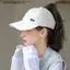 VFZ Mùa Hè Màu Trơn Mũ Bóng Chày Golf Mặc Nữ Thể Thao Giải Trí Đuôi Ngựa Mũ Lưới Qui-Drying Nửa Dài Nam Đạt Đỉnh Mũ OTE
