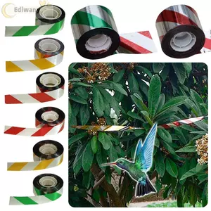 EDIWANY 50M / 100M / 300M Ruy băng đuổi chim, Băng treo đa năng chống chim, Băng keo chống chim phản quang hai mặt sáng tạo Động vật nhỏ