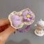 Mùa Xuân Phối Ren Cotton Nơ Tóc Dễ Thương Cho Bé Dây Buộc Tóc Bé Gái Không Làm Tổn Thương Tóc Bóng Đầu Dây Phụ Kiện Tóc FE3G