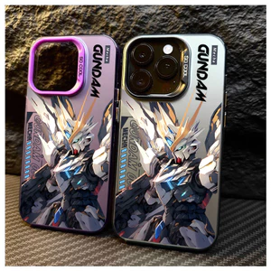 Vỏ Cho Xiaom 15T 14T Pro POCO F8 Ultra X7 X6 X3 F4 X5 F6 F7 M6 Pro 13T 12T 11 Lite 5G NE Cover Anime Gundam Cool Laser IMD Mạ Điện Chống Sốc Mờ Cứng