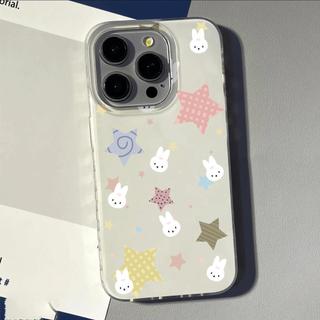 Macaron nhiều màu sao nền cho iPhone 17 trường hợp 1615plus hai lớp imd1413pro