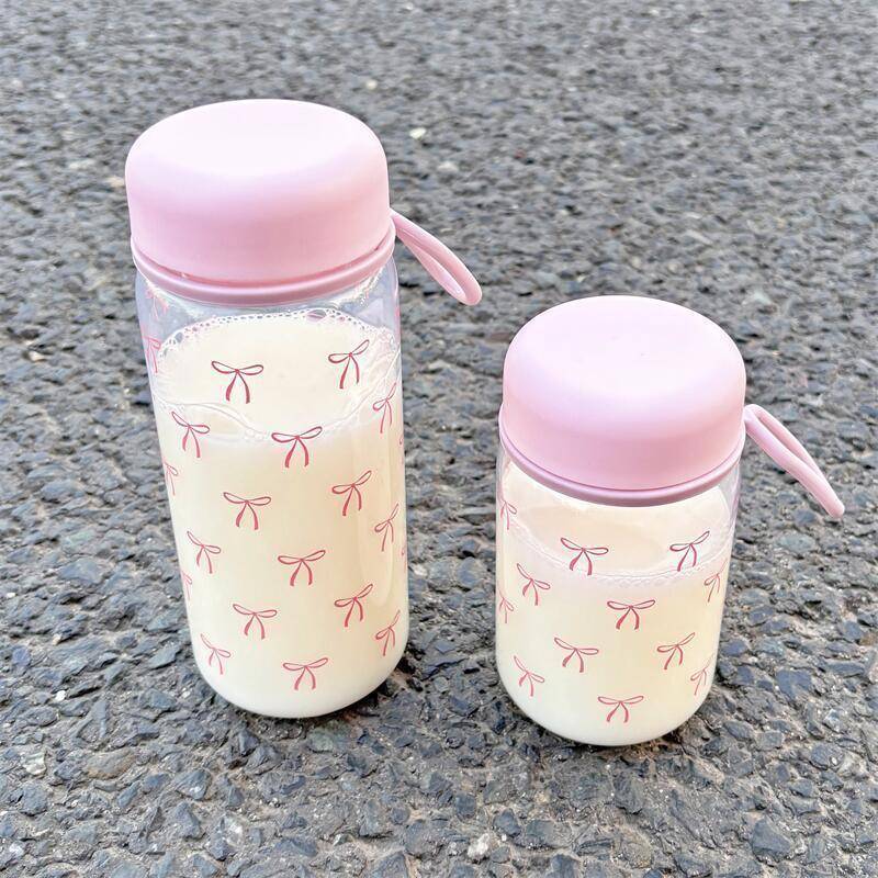 CANAMEK Nơ Nhựa Cốc Nước Sinh Viên Di Động Lạnh Uống Cà Phê Nước Sữa Di Động Dung Tích Lớn Cốc Nước CSF