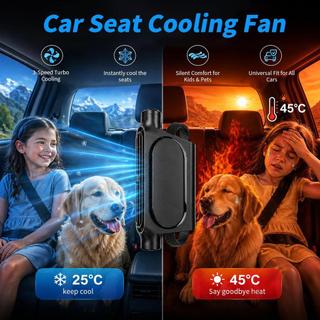 Quạt Tựa Đầu 3 Tốc Độ Mạnh Mẽ Yên Tĩnh Sạc Không Dây Ghế Sau Tựa Đầu Cổ Quạt Xe Tải SUV RV Sedan boivn
