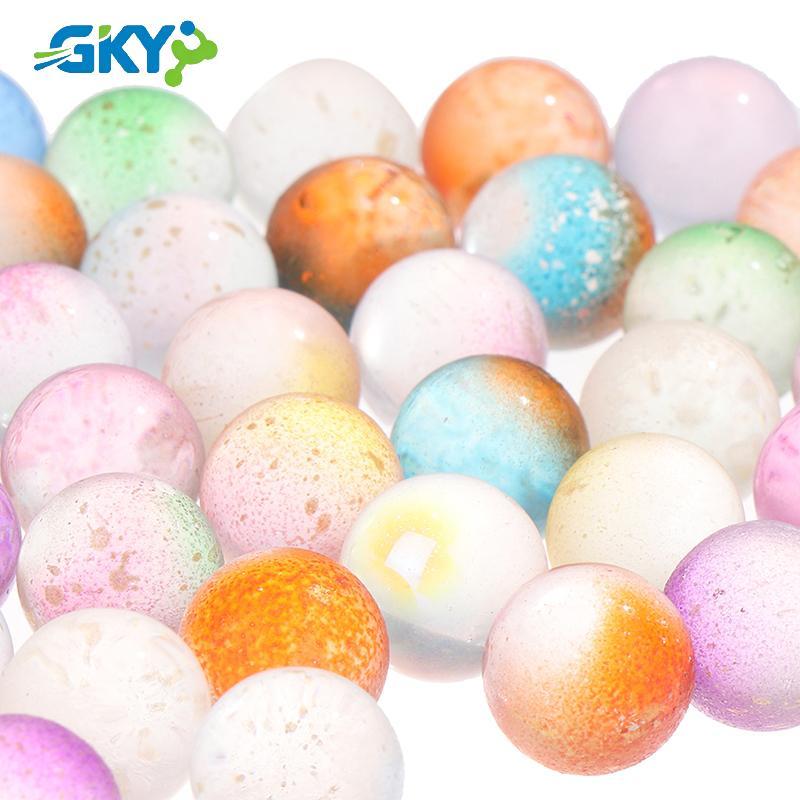 GKY 50 Chiếc 12 Mm Thủy Tinh Bóng Quyến Rũ Trong Suốt Pinball Máy Trang Trí Nhà Cho Bể Cá Bình Cá Đồ Chơi Bể Cá Cho Trẻ Em Trẻ Em GKY